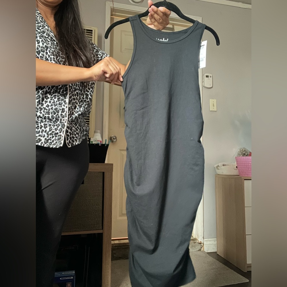 Ingrid & Isabel Lightweight Maternity Black Dress